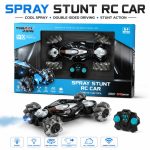 Spray Mist Stunt Twist RC Car - Remote Control Transforming Off-Road Vehicle