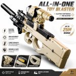 Electric Automatic Gel Blaster - Simulation Crystal Bullet Toy Gun for Boys