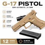 Mini Manual Glock Soft Bullet Toy Gun - Foam Dart Blaster Model for Boys