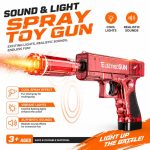 Mini Manual Glock Soft Bullet & Gel Blaster - Dual Ammo Toy Gun Model for Boys