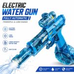 Electric Ice Mouse Water Gun with Flashing Light - Automatic Viral Squirt Blaster Kids Summer Toy
