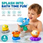 Cartoon Octopus & Shark Mini Water Gun - Kids Outdoor Pool Bath Squirt Toy - Image 2